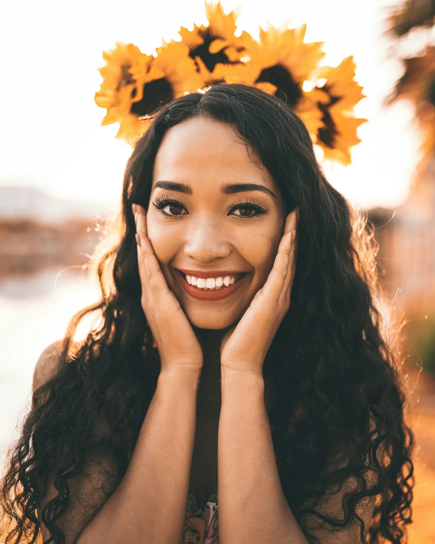 Woman considering cosmetic smile options