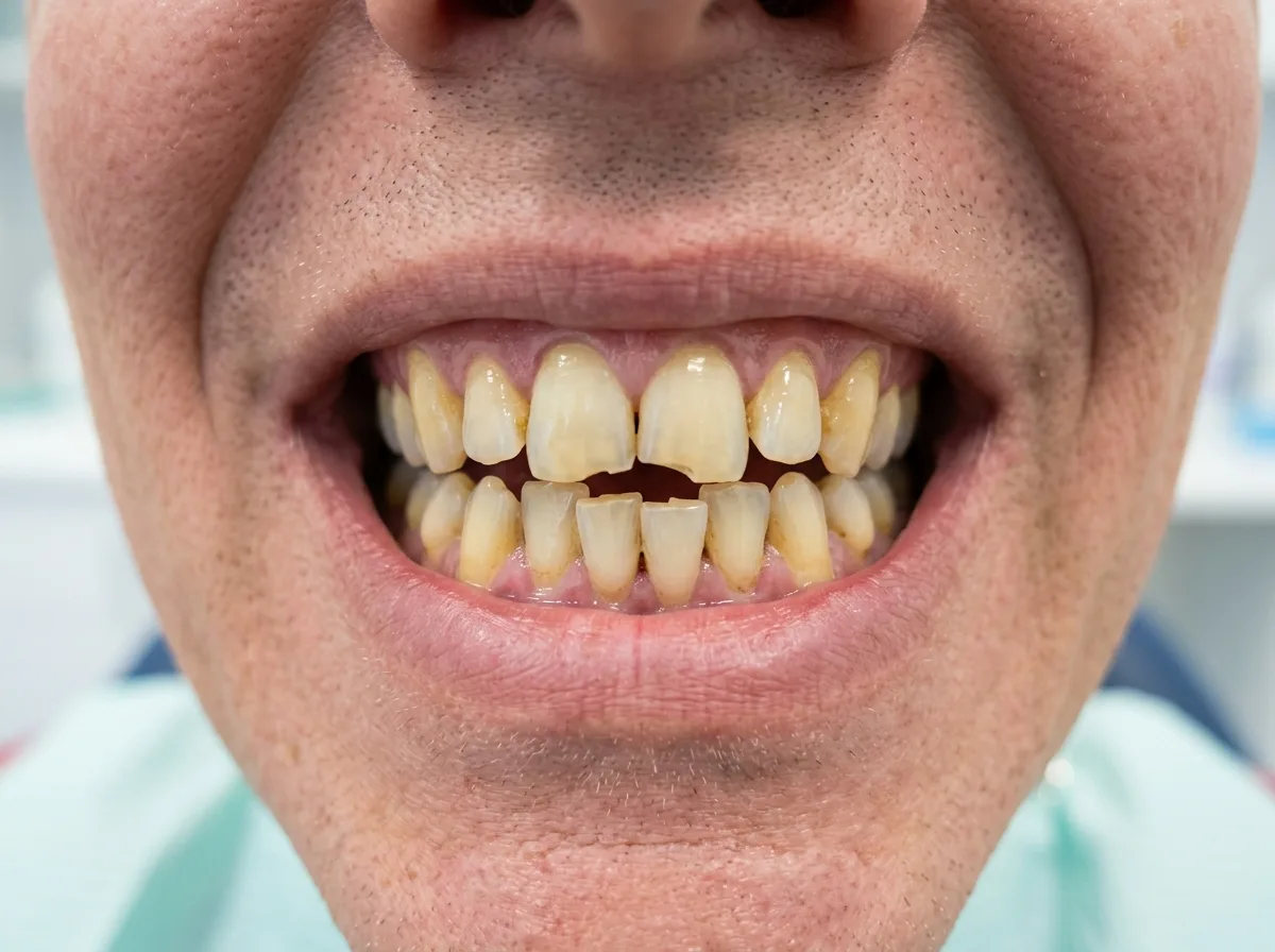 Porcelain Veneers Makeover — before