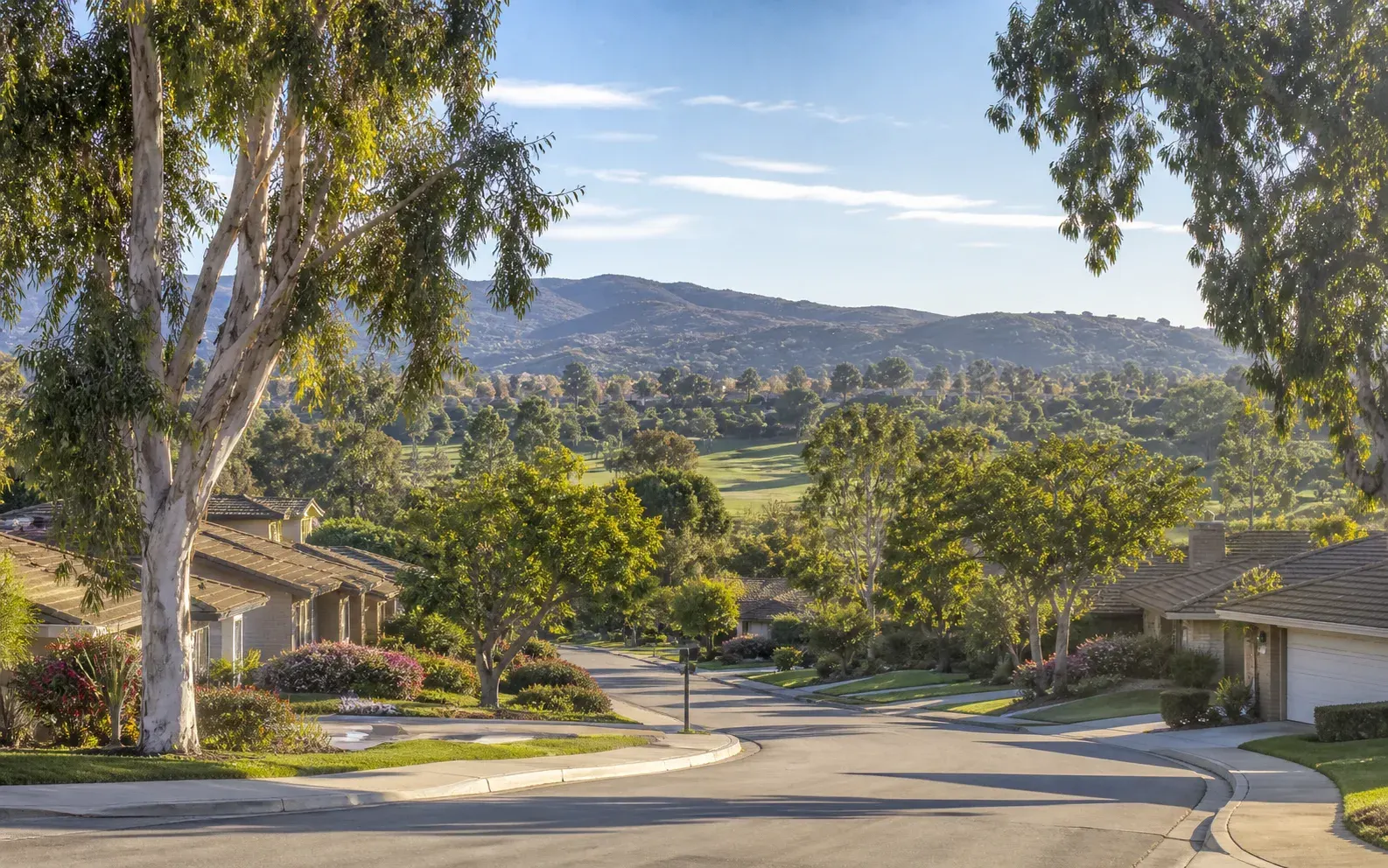 South Orange County landscape inspired by Laguna Woods